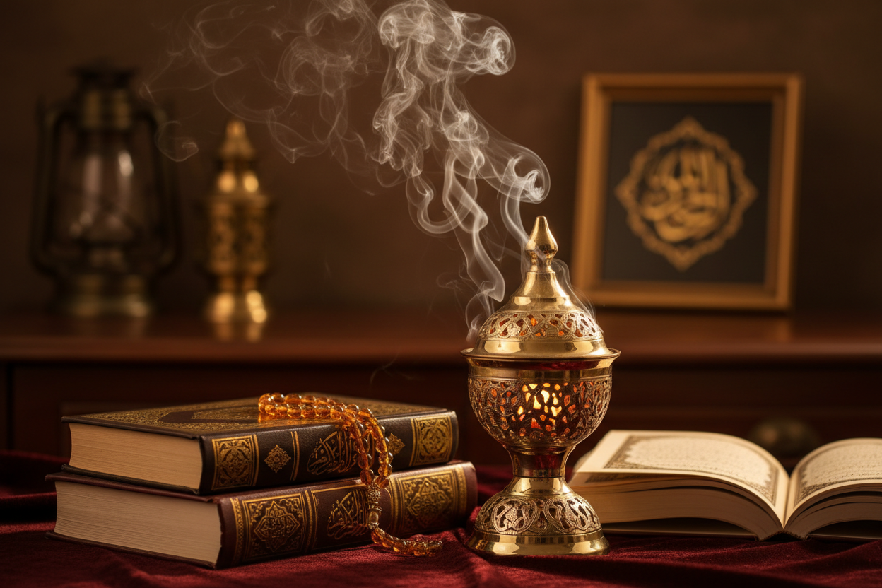 Bukhoor and arabic books